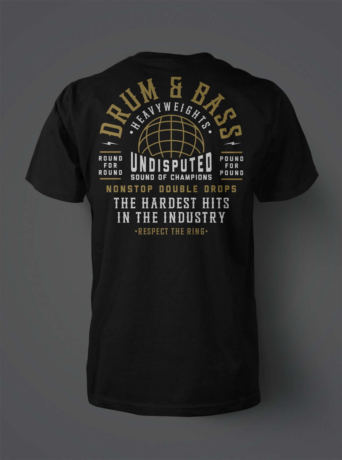 Shop Unisex Heavyweight T Shirt - Drum and Bass Online - The Big Smoke  Designs