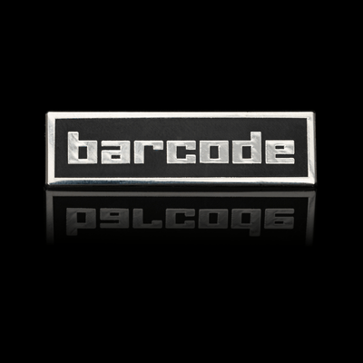 Barcode Recordings Hard Enamel Pin