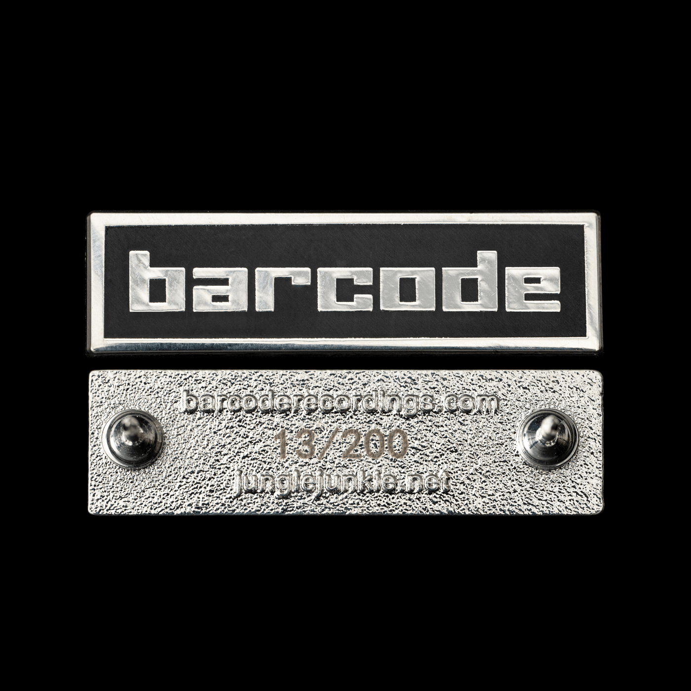 Barcode Recordings Hard Enamel Pin