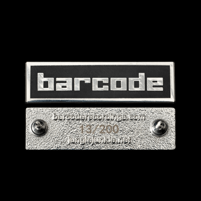 Barcode Recordings Hard Enamel Pin